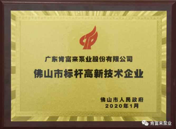 九游网页版·官方站入口-九游(中国)喜获“佛山市标杆高新技术企业”称号